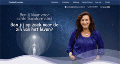 Desktop Screenshot of claritasessentiae.nl