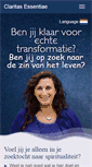 Mobile Screenshot of claritasessentiae.nl